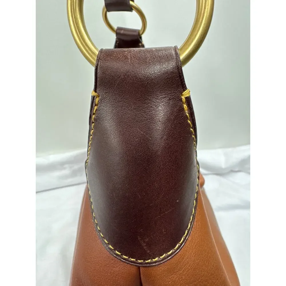 Dooney & Bourke Pebble Grain Leather Hobo, Duck Logo, Shoulder Bag